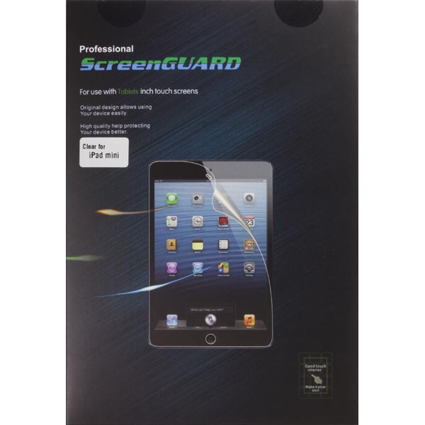 ScreenGUARD iPad Mini 1/2/3 Screen Protector + Cleaning Cloth